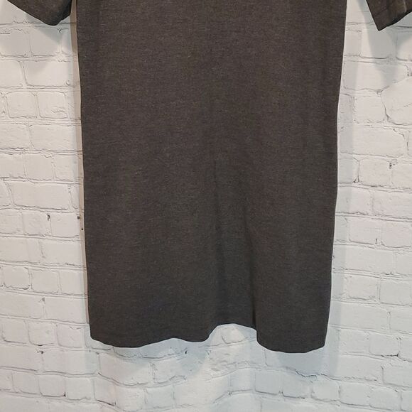 Adrienne Vittadini gray sheath dress with pockets size 6 - Picture 3 of 9